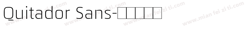 Quitador Sans字体转换